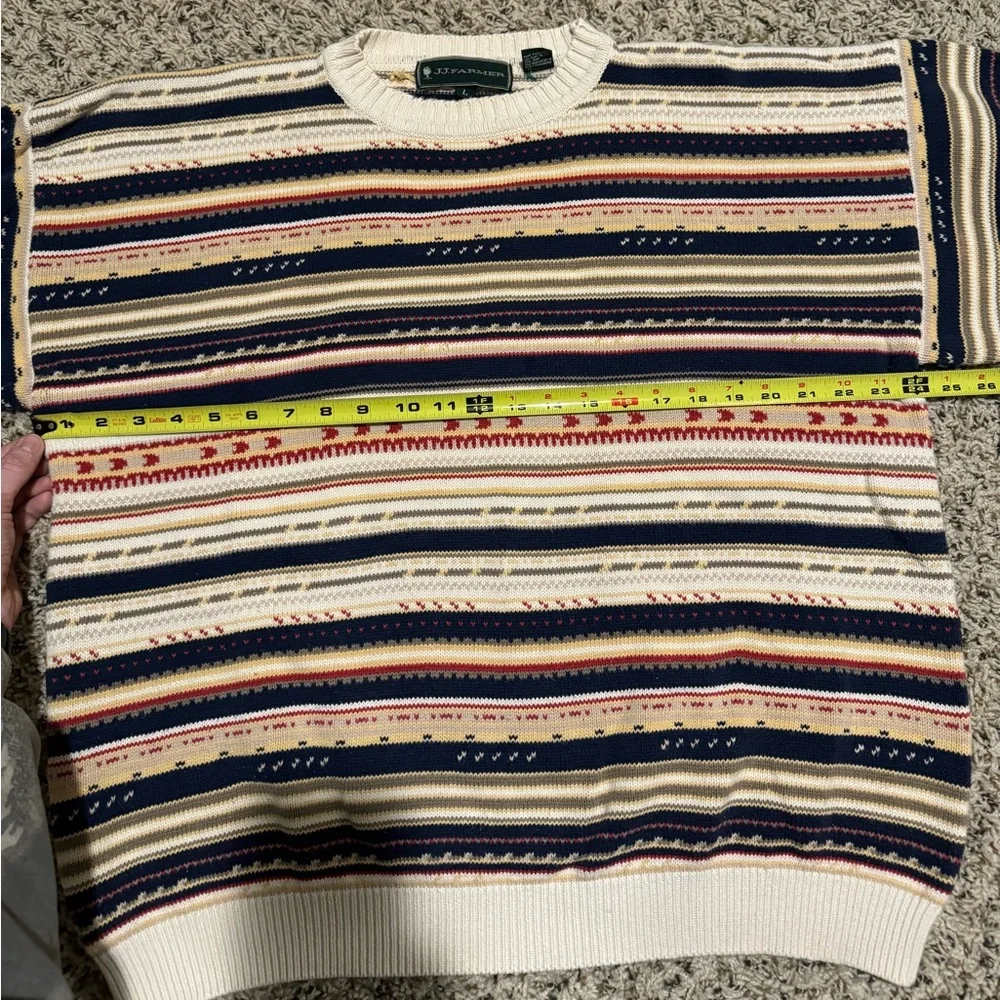 JJ Farmer Vintage 100% Cotton Sweater Size Large - Picture 6 of 6
